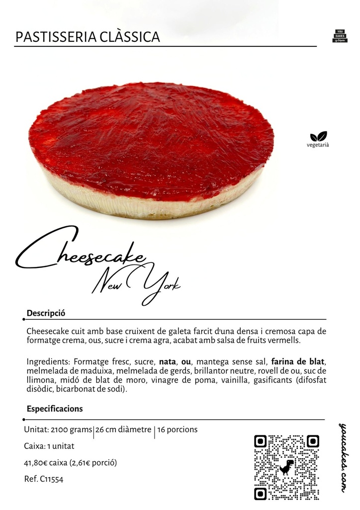 HRC Cheesecake caixa unitat