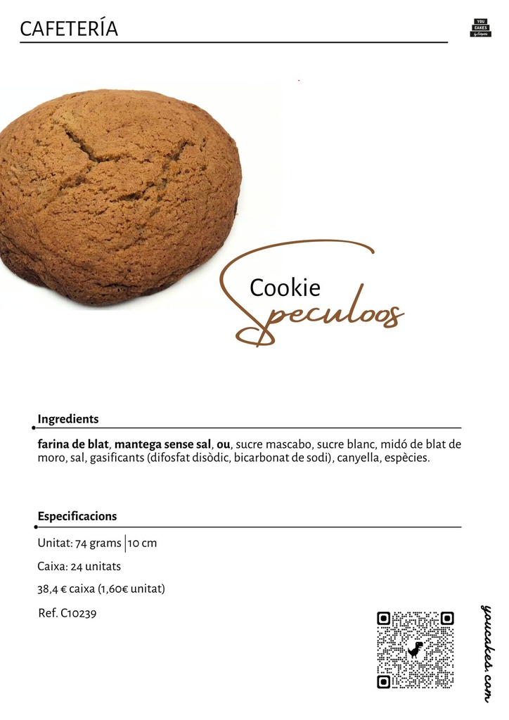 HRC Cookie clàssica speculoos caixa 24 unitats