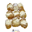 [BDV_SAF1_CP] Bunyols de vent (al teu gust) (en safata) (2-3 persones (9 peces), crema pastissera)