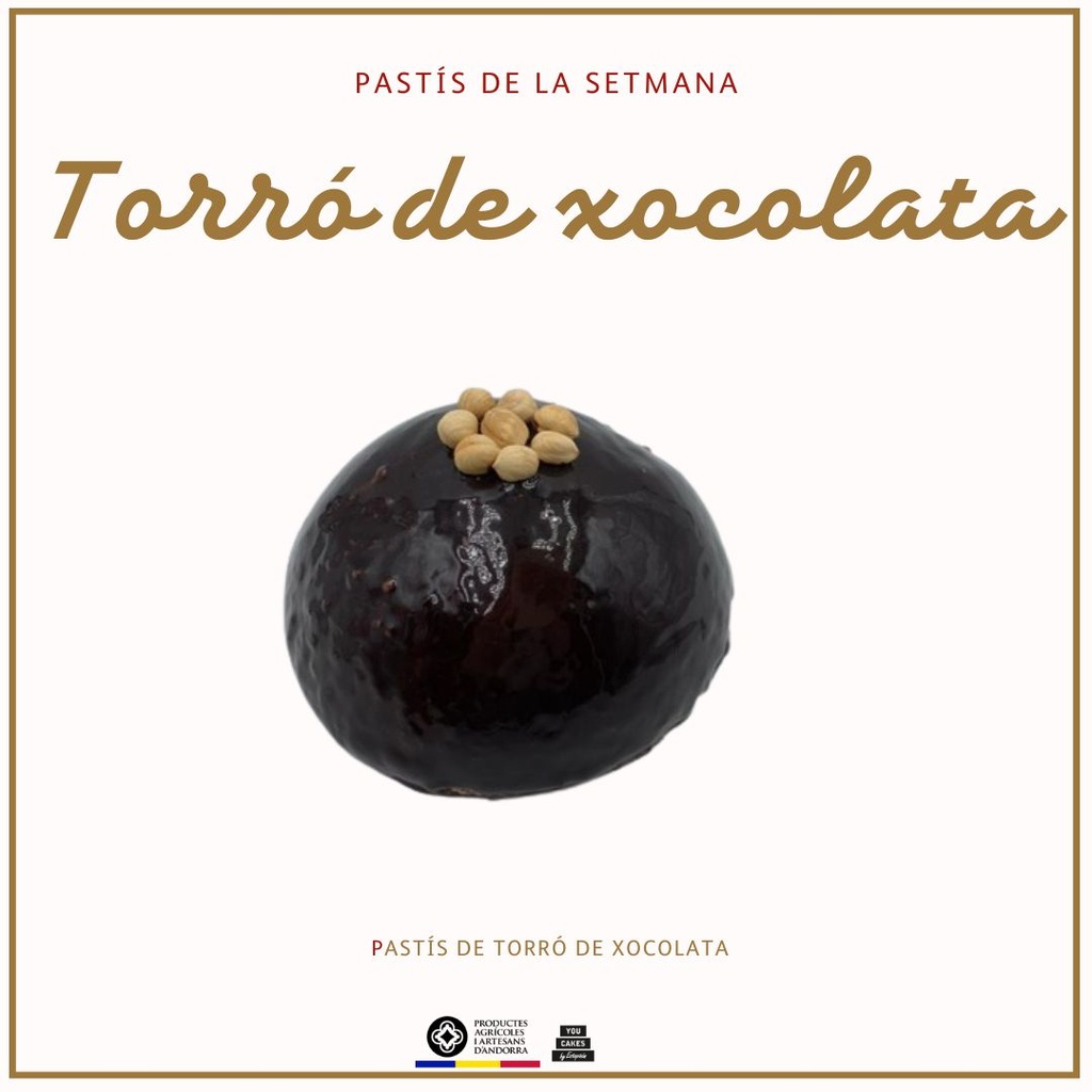 Pastís de torró de xocolata