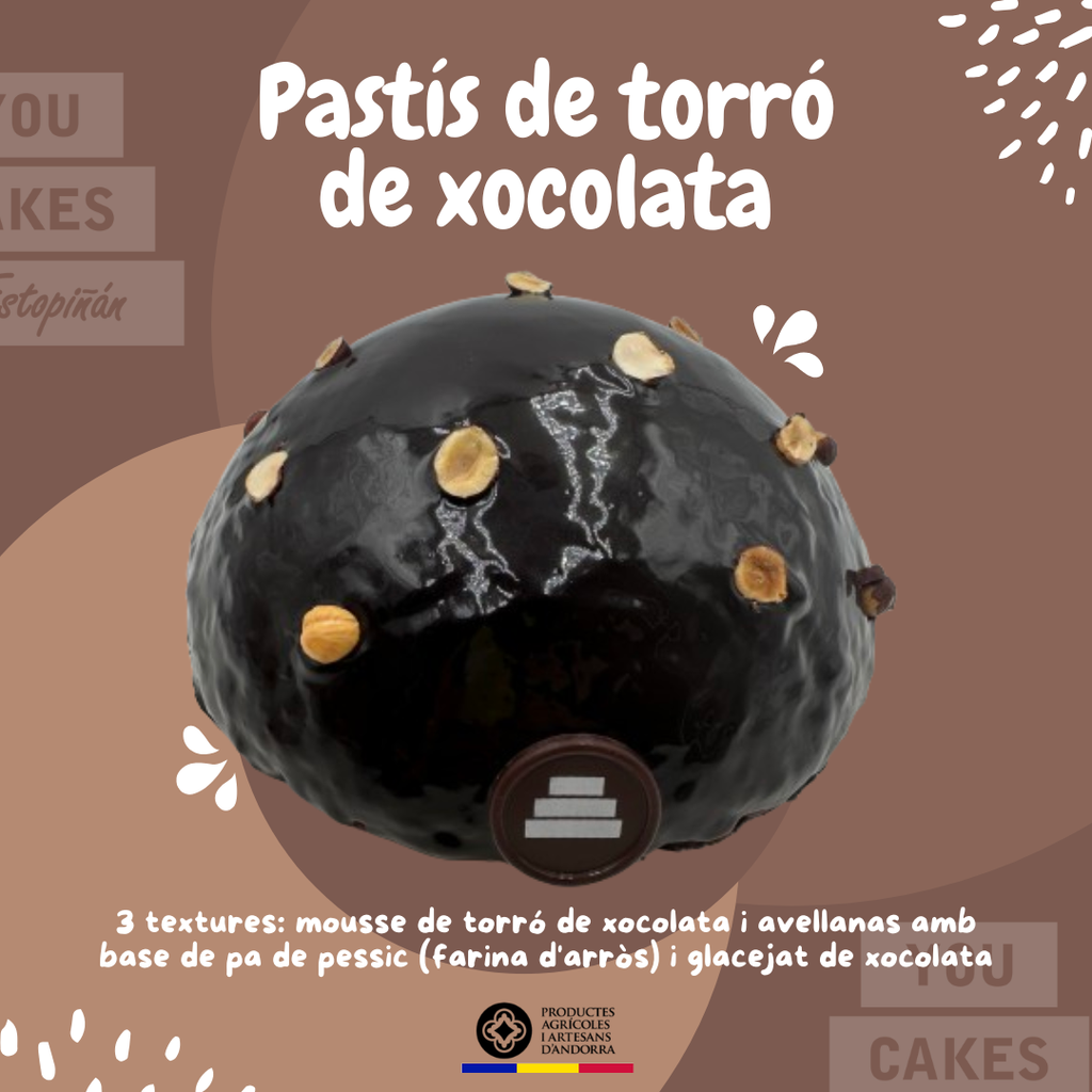Pastís de torró de xocolata
