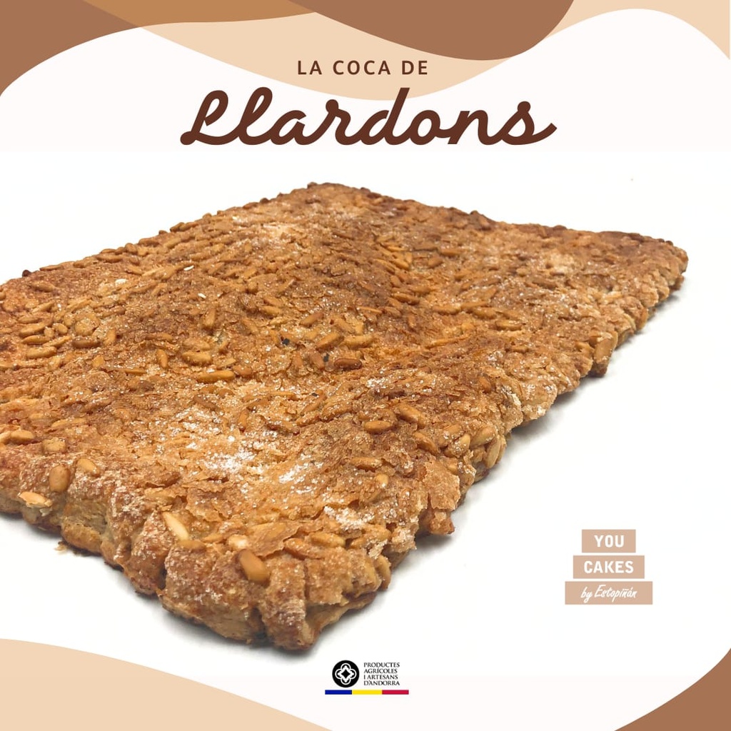 Coca de llardons