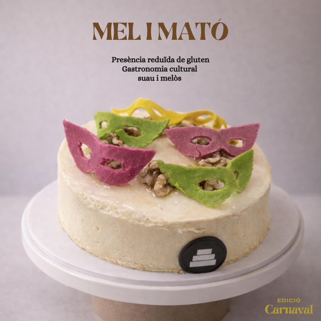 Pastís de mel i mató