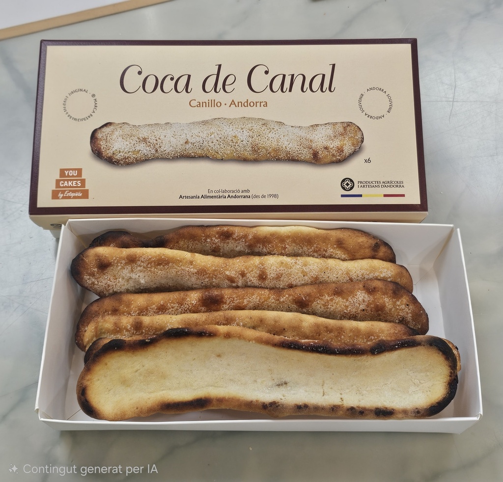 Coca de canal (6 unitats)