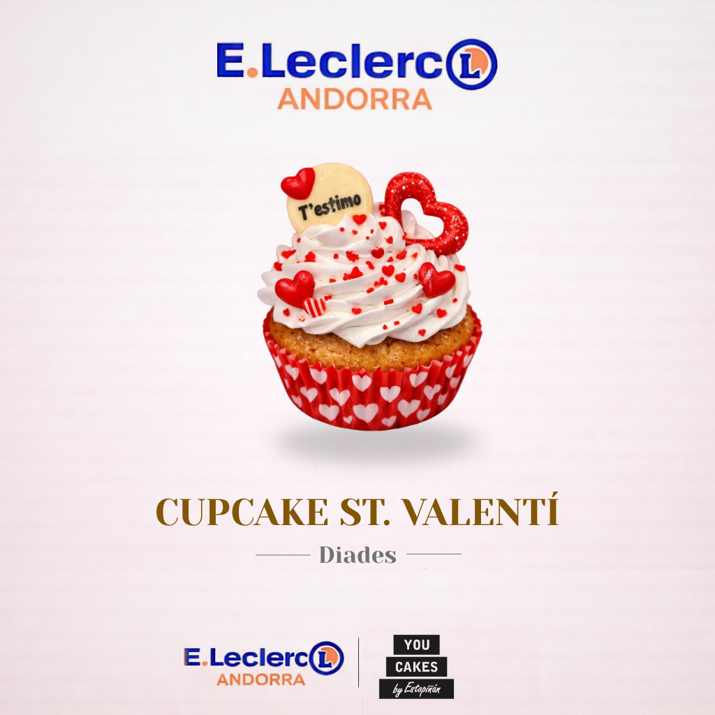 E.Leclerc - Cupcake de Sant Valentí