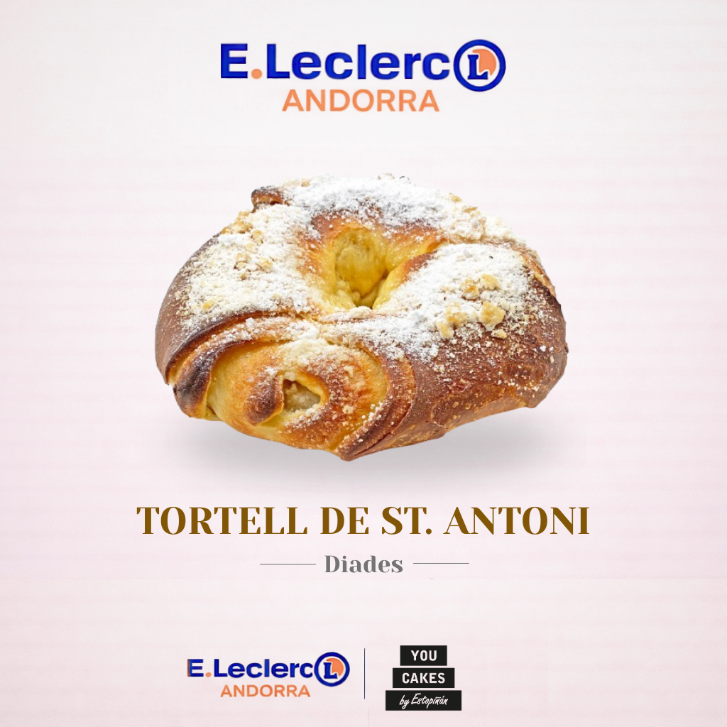 E.Leclerc - Tortell de Sant Antoni (massapà)