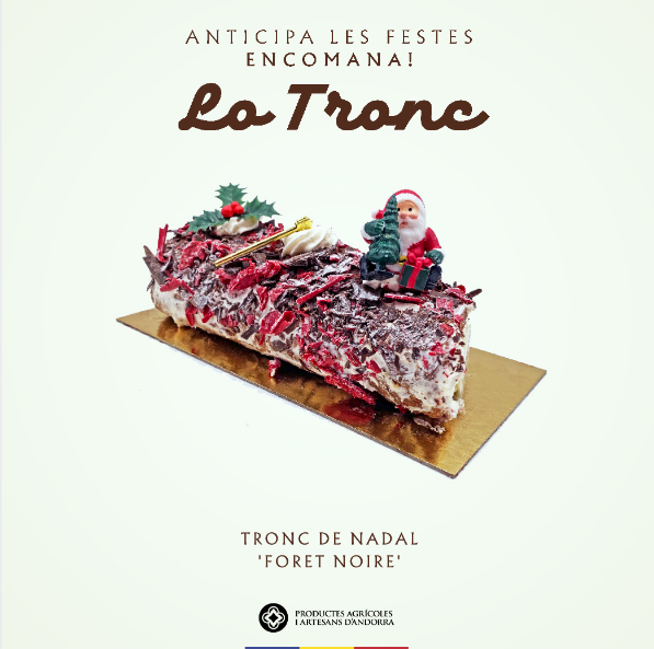 Tronc de Nadal de selva negra (forêt-noire)