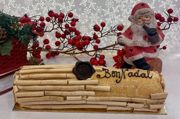 tronc de nadal de cafè al Baileys
