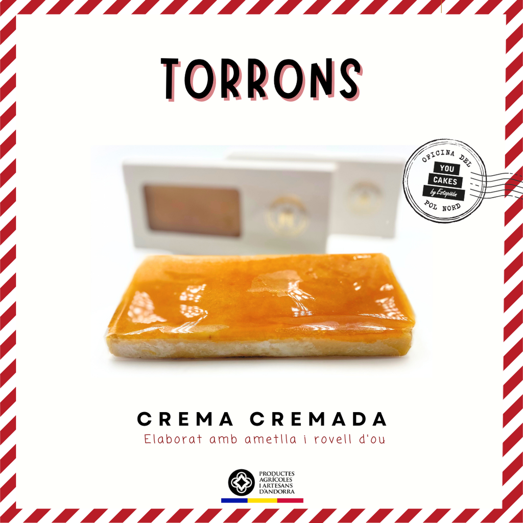 torró de crema cremada