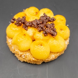 [TAR-CRE-CAT-CRU-XOC-IND-POS] Tarta crema catalana amb cruixent de xocolata individual