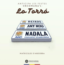 Torrons Matrícula d'Andorra