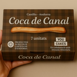Coca de canal (en caixa)