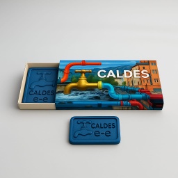 Caldes - Galetes de nabius i espirulina blava - 8 unitats