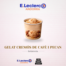 E.Leclerc -  Gelat cremós de cafè i pecan