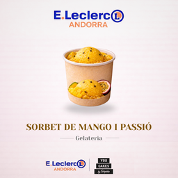 E.Leclerc -  Sorbet de mango i passió